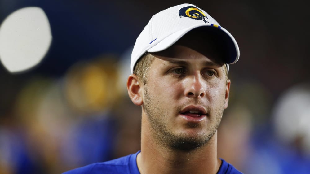 Muss sich finanziell endgültig keine Sorgen mehr machen: Quarterback Jared Goff.
