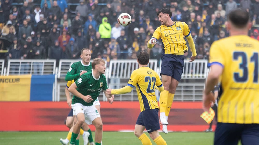 Ricky Bornschein rettete Lok Leipzig noch einen Zähler im Derby.