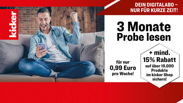 Mit dem kicker eMagazine im Saisonendspurt nichts verpassen.