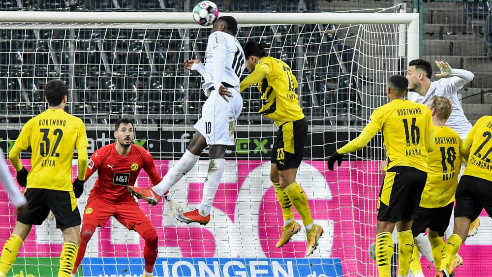 Eindrucksvolles Comeback: Marcus Thuram sorgte als Joker für das 4:2 und brachte Gladbach gegen den BVB so den Dreier.
