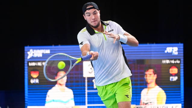 Im Achtelfinale von Antwerpen: Jan-Lennard Struff.