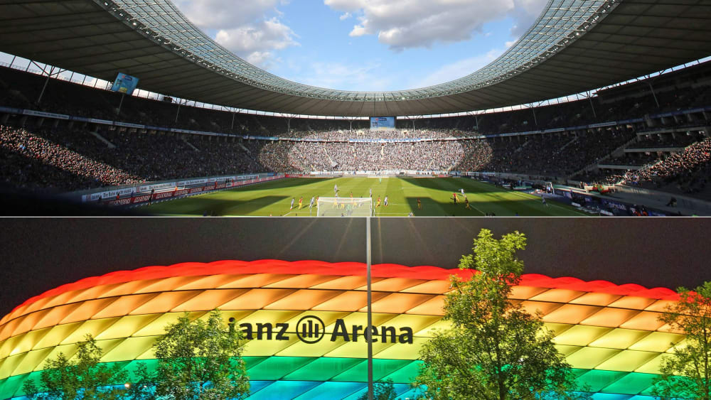 Zwei Kandidaten, ein Finale: Die UEFA wählt zwischen München und Berlin als Ort des EM-Endspiels 2024.