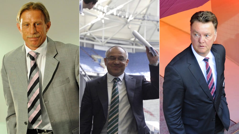 Christoph Daum, Felix Magath, Louis van Gaal