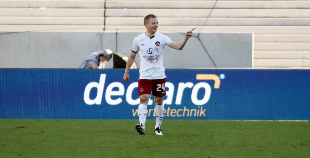 Besorgte spät den Siegtreffer für den FCN: Mats Möller Daehli.