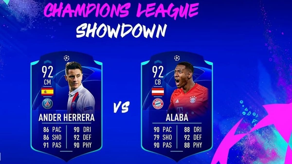 Ucl showdown fifa 20 Clearance