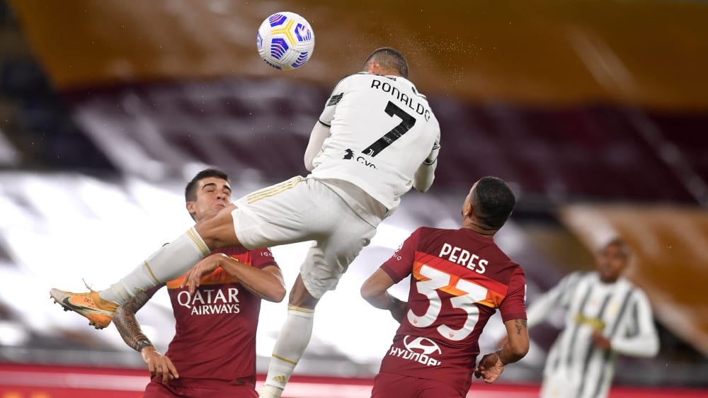 Unnachahmlich: Cristiano Ronaldo erzielt per Kopf das 2:2.