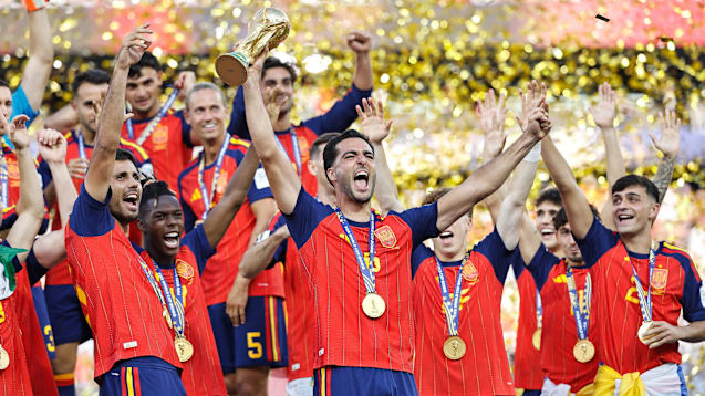 Spanien ist Weltmeister - und zur&uuml;ck auf Platz 1 der FIFA-Weltrangliste.