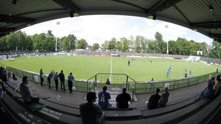 Das Heidewaldstadion könnte bald Austragungsort von Drittligaspielen sein