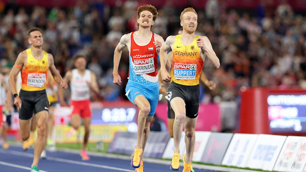 Frederik Ruppert (re.) gewann Gold für Deutschland, Karl Bebendorf (li.) holte Bronze.