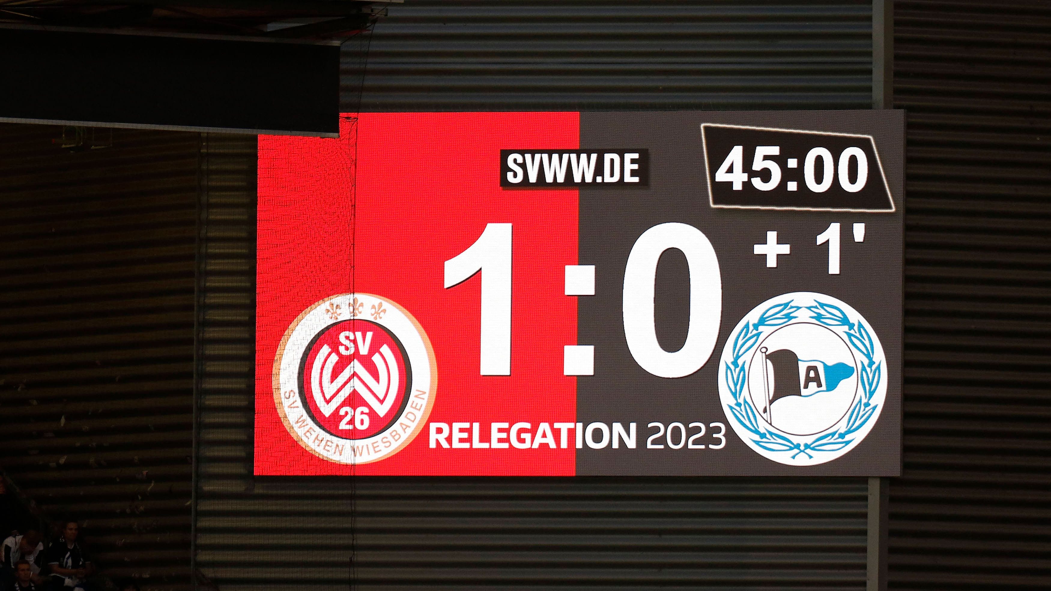 Liveticker SV Wehen Wiesbaden - Arminia Bielefeld 40 Relegation 2