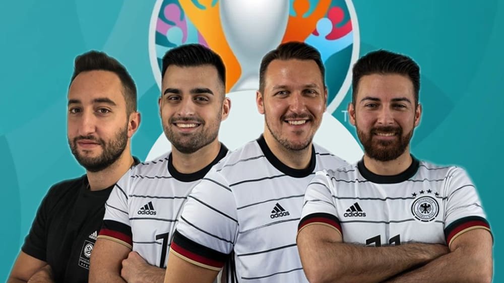 Mehrab Esmailian, Mike Linden und Payam Zeinali werden den DFB in der UEFA eEURO 2021 vertreten