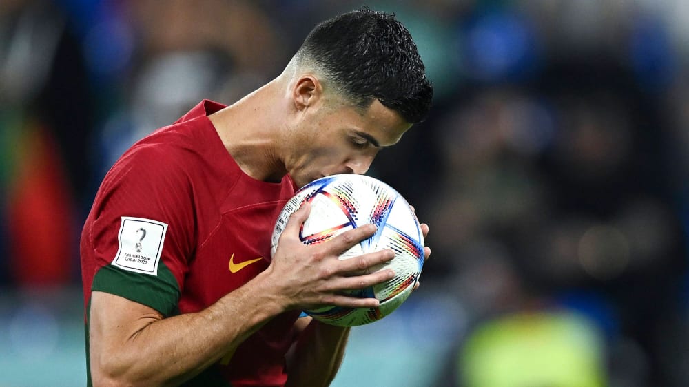 Cristiano Ronaldo schrieb mit seinem Treffer zum 1:0 gegen Ghana WM-Geschichte.