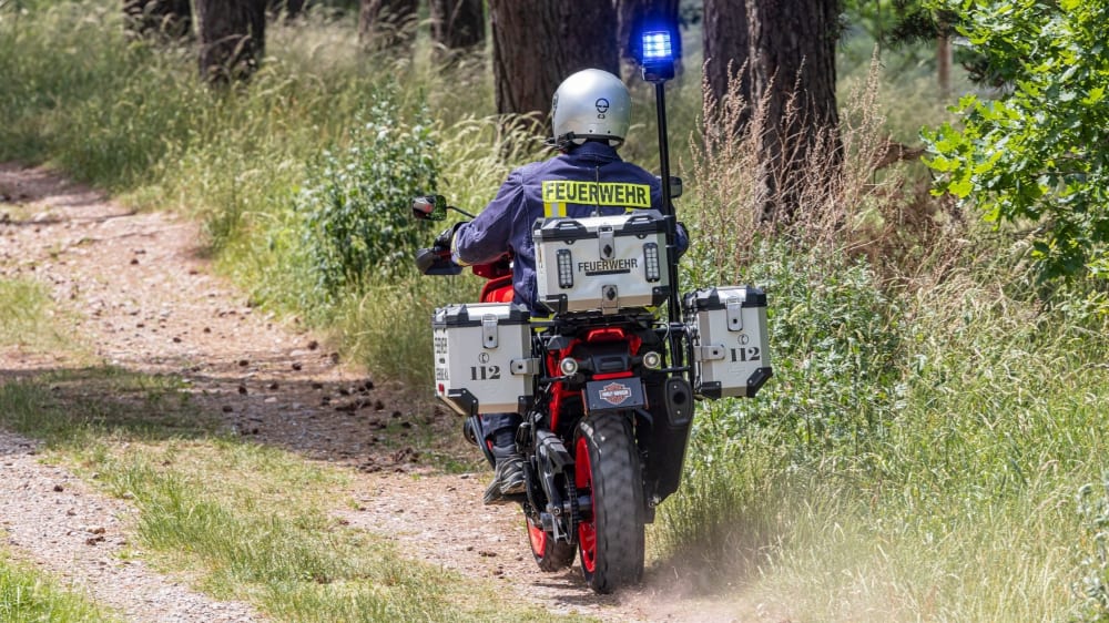 Feuerwehr-Harley