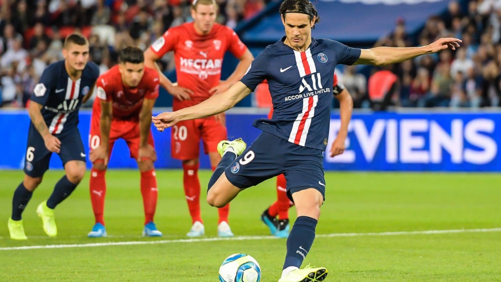 Traf zur Führung vom Punkt: Edinson Cavani.