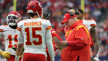 Patrick Mahomes und Andy Reid