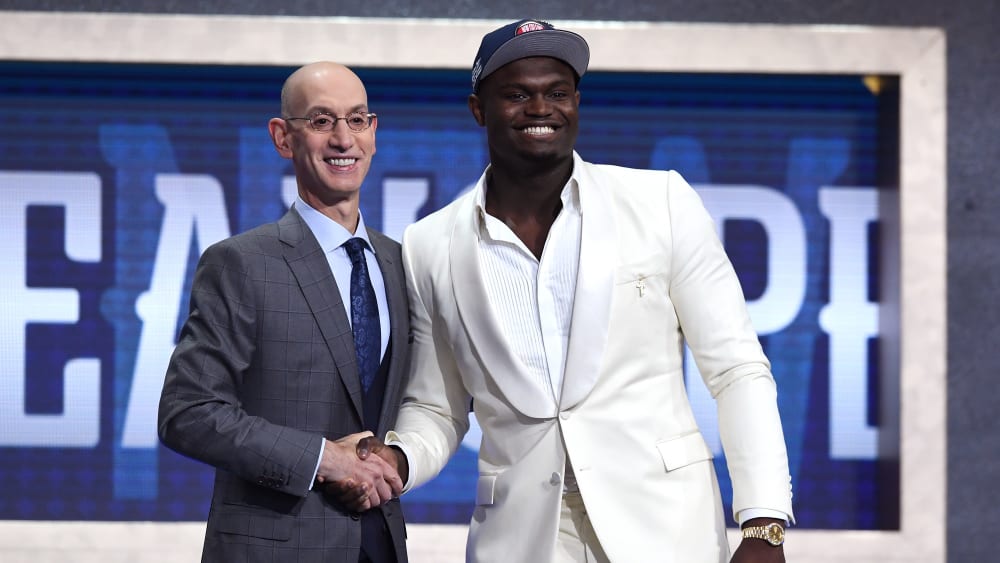 photo Nba Draft der nba draft zion nach new orleans