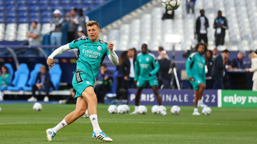 Die letzten Vorbereitungen laufen: Toni Kroos will mit Real Madrid seinen fünften Champions-League-Titel holen.