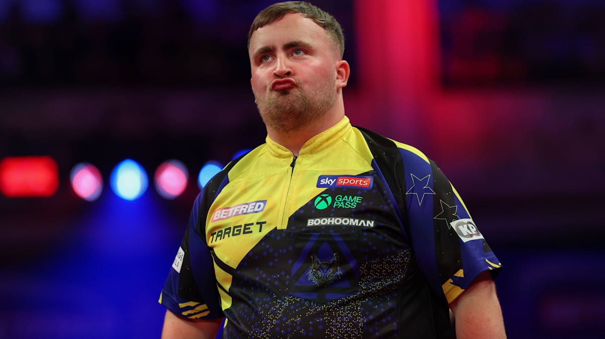 Show of force at the Darts World Matchplay: Littler thrashes Rock