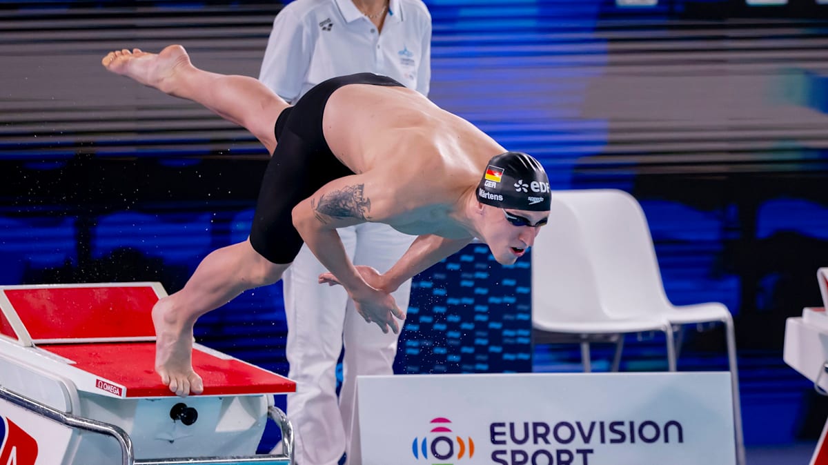Märtens swims to European Championship bronze in the 400-meter freestyle