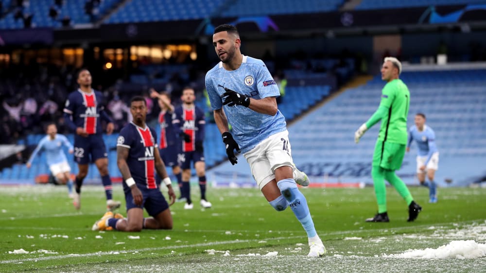 Mann des Spiels: Riyad Mahrez schoss Manchester City mit seinem Doppelpack ins Champions-League-Finale.