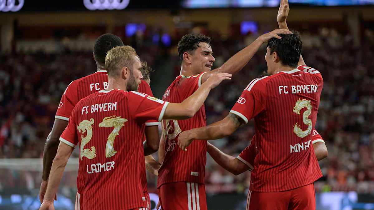 Kim with a header and Luis Diaz beautiful: FCB wins test highlight against ...