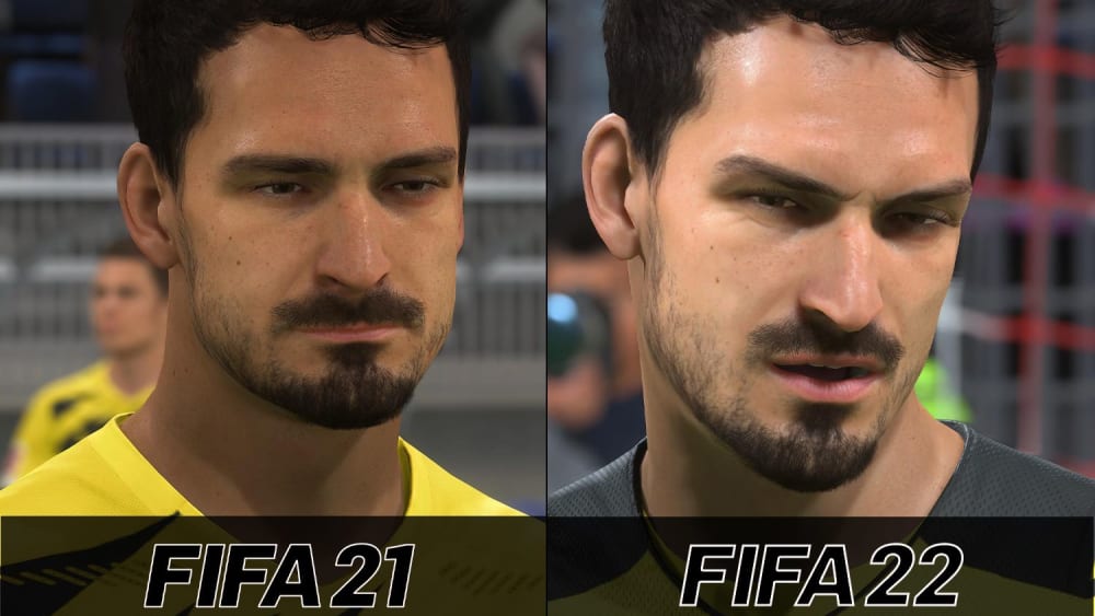 FIFA 21 Vs FIFA 22 Grafikvergleich Thumbnail
