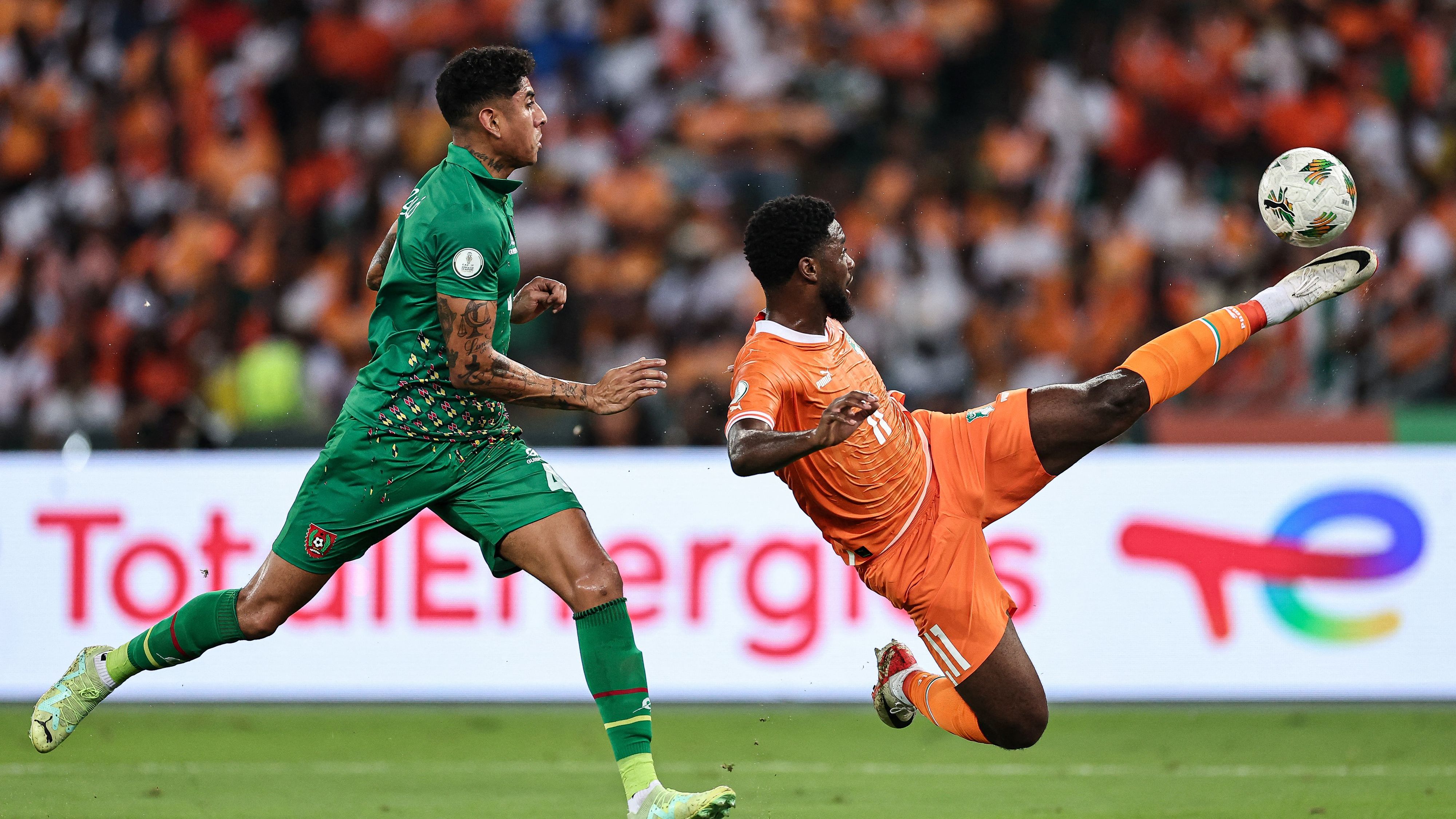 AfrikaCup 2024 Ausverkauft, aber halb leer kicker