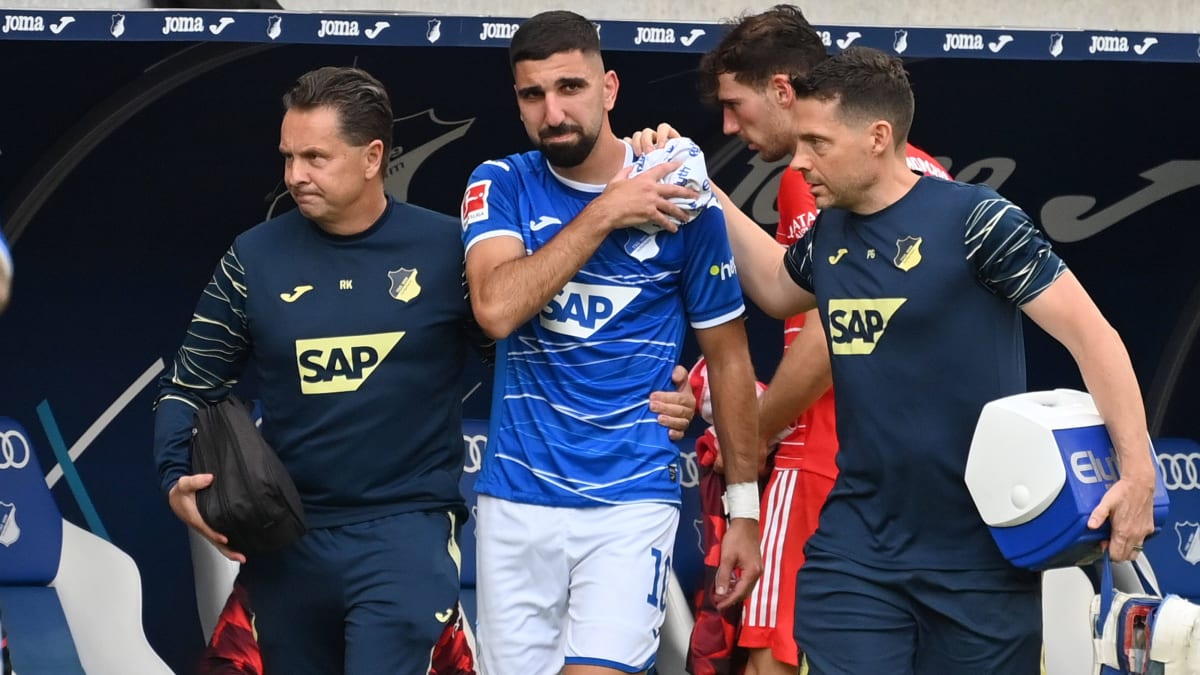 Maillot de foot homme signé Joma TSG Hoffenheim 1899 #10 Dabbur taille M
