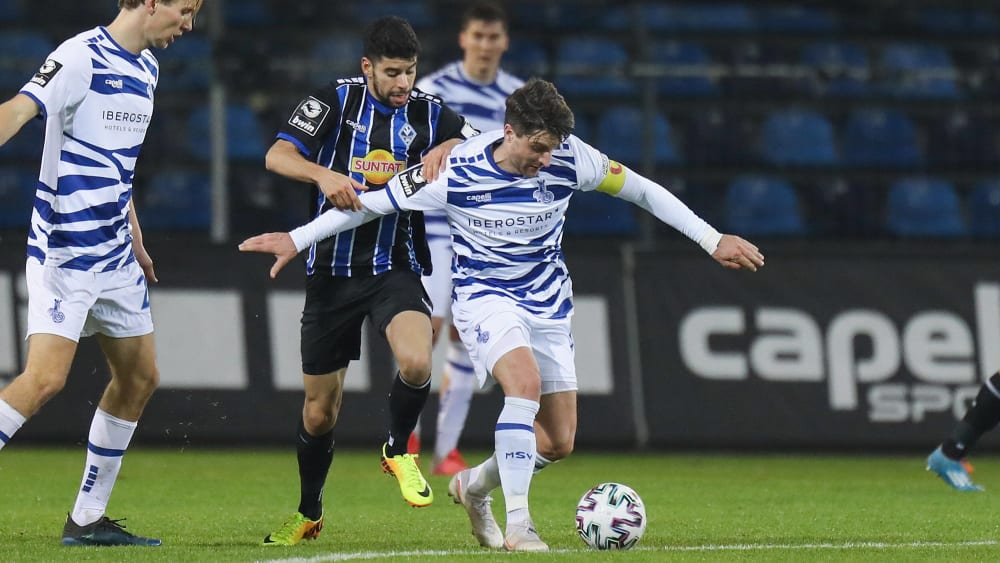 Ließen sich keine Luft zum Atmen: Moritz Stoppelkamp (re.) und Hamza Saghiri.