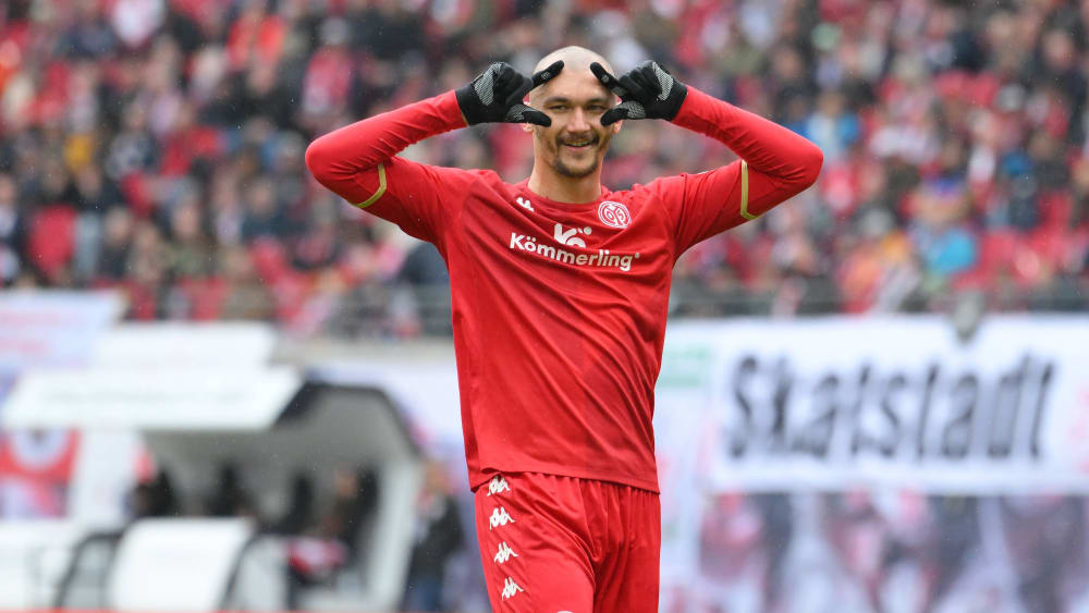 Ludovic Ajorque überzeugt bei den Mainzern mit starken Leistungen.