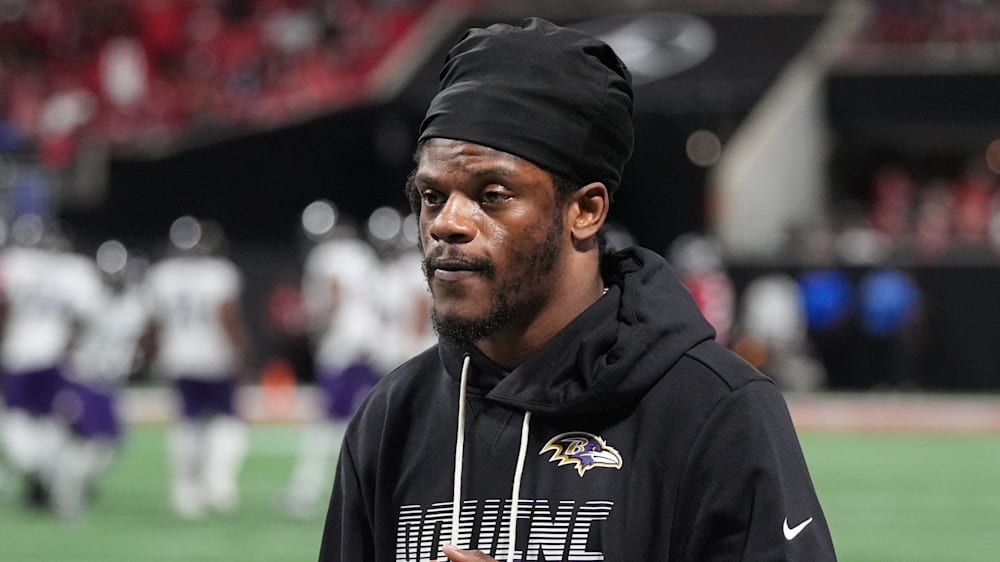 Trotz seiner Rückkehr ins Training muss Lamar Jackson weiter zuschauen.