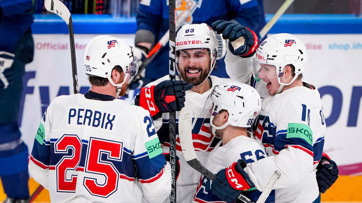 USA upset defending champion Finland in the opener
