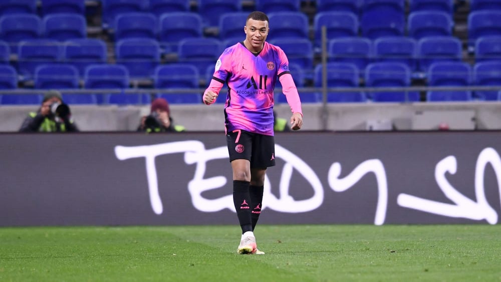 Jubelpose: Kylian Mbappé.