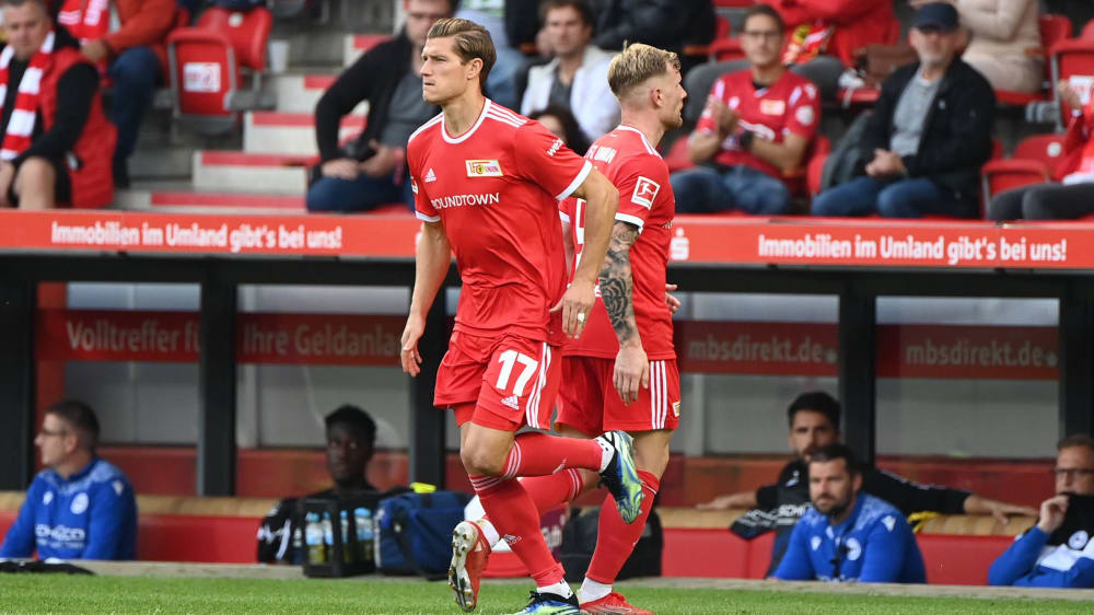 Unions Matchwinner Kevin Behrens kommt für Andreas Voglsammer