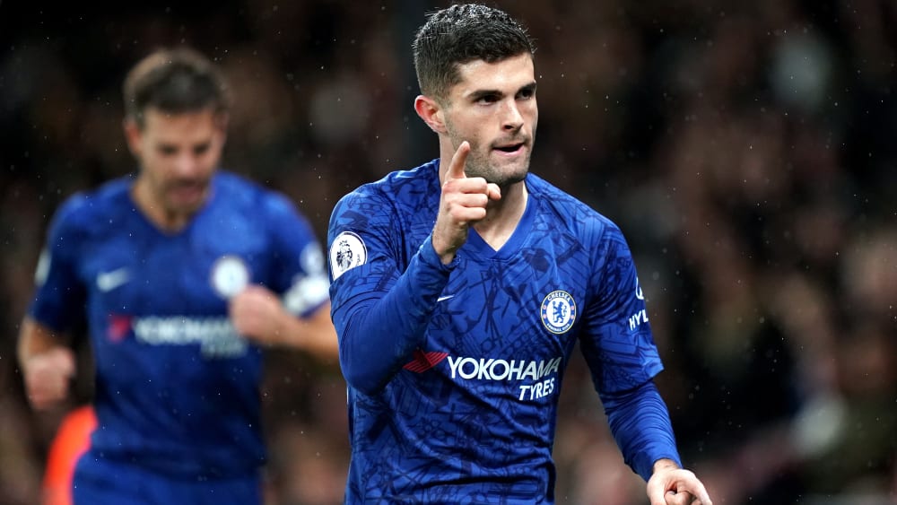 Chelseas Christian Pulisic jubelt über sein Tor in Watford.