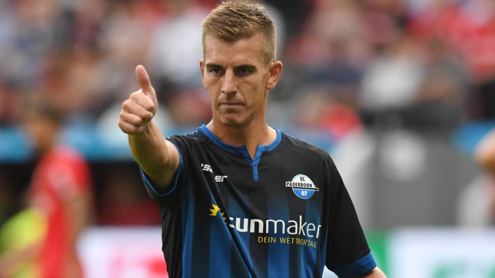 Uwe Hünemeier erzielte das Führungstor für Paderborn im Test gegen Lotte.