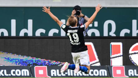 Joel Pohjanpalo erzielte den späten Siegtreffer für den HSV.