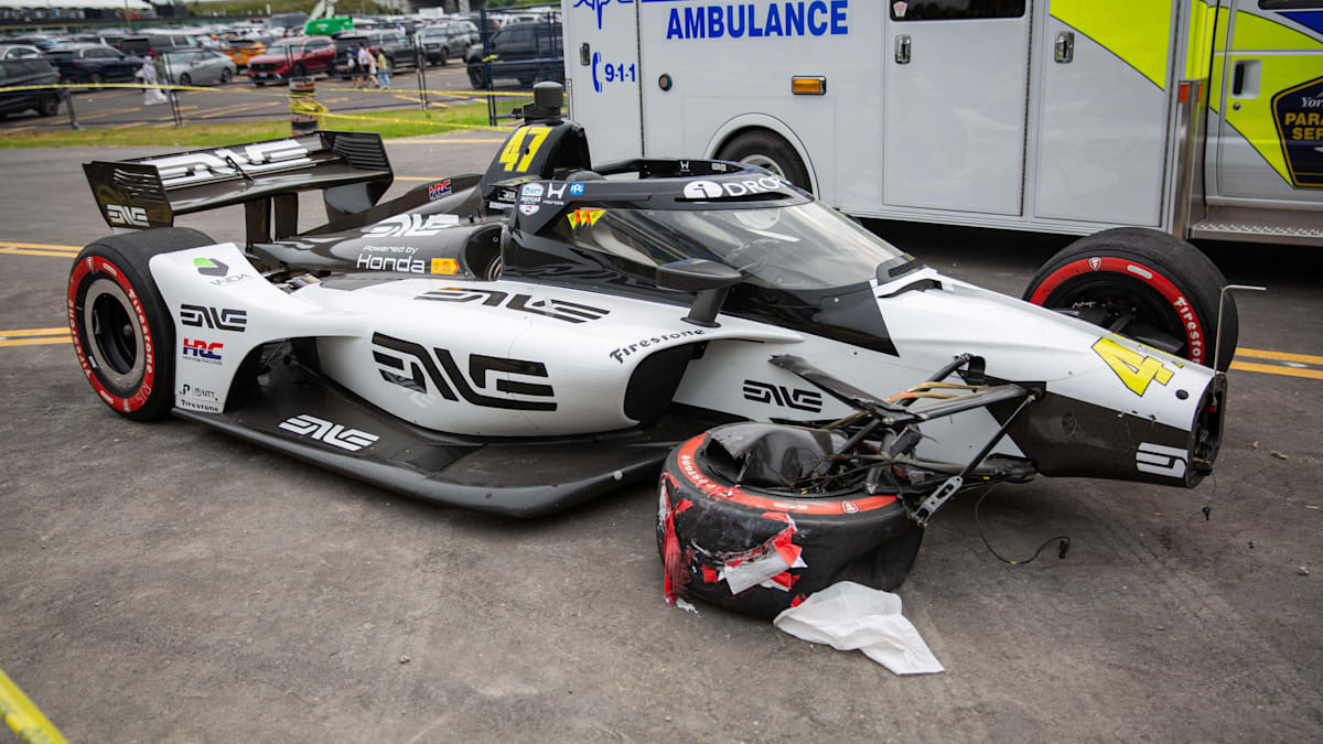 IndyCar: Schumacher crashes after good start