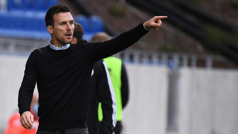 Karlsruhes Trainer, Christian Eichner, hat weiterhin hohe Erwartungen an seine Mannschaft.