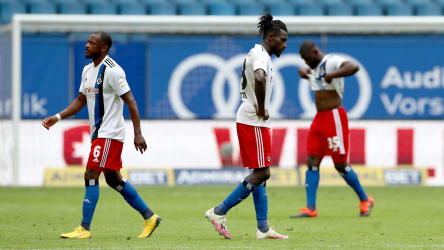 David Kinsombi, Bakery Jatta, Stephan Ambrosius (v.li.)