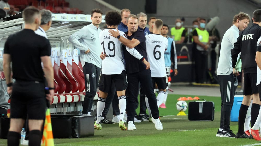 Leroy Sané erhielt Rückendeckung von Hansi Flick.