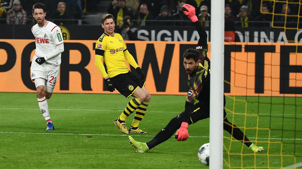 Mark Uth trifft in Dortmund