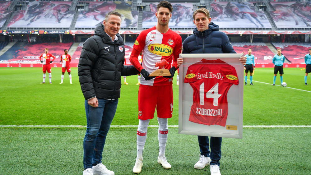 Sportdirektor Christoph Freund verabschiedet Dominik Szoboszlai