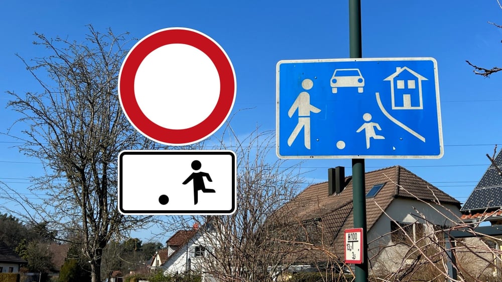 DA IST DIE SPIELSTRASSE UND BITTE SCHÖN