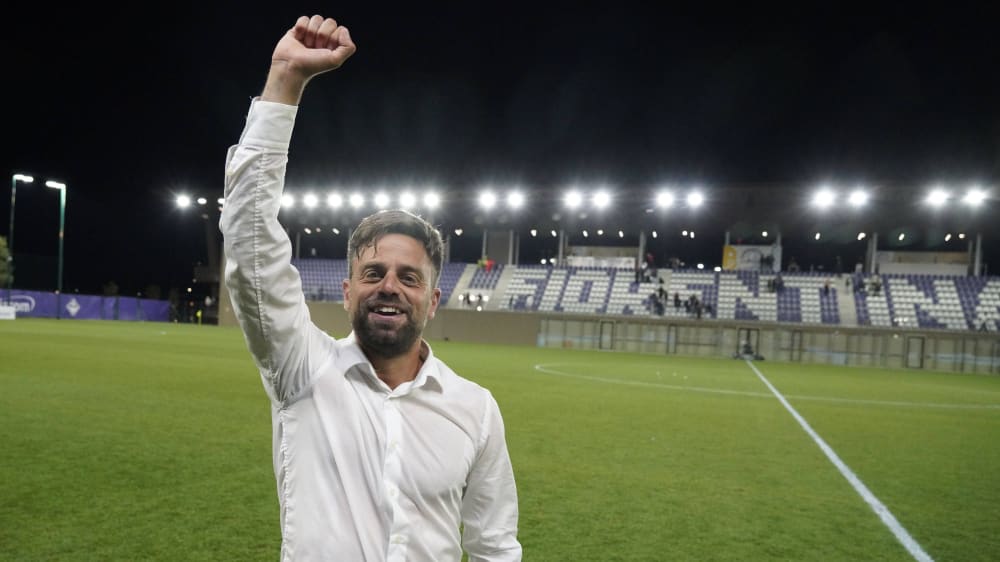 Darf er in der MEWA-Arena jubeln? Florenz-Interimscoach Daniele Galloppa gibt sich vor seiner Premiere zuversichtlich.