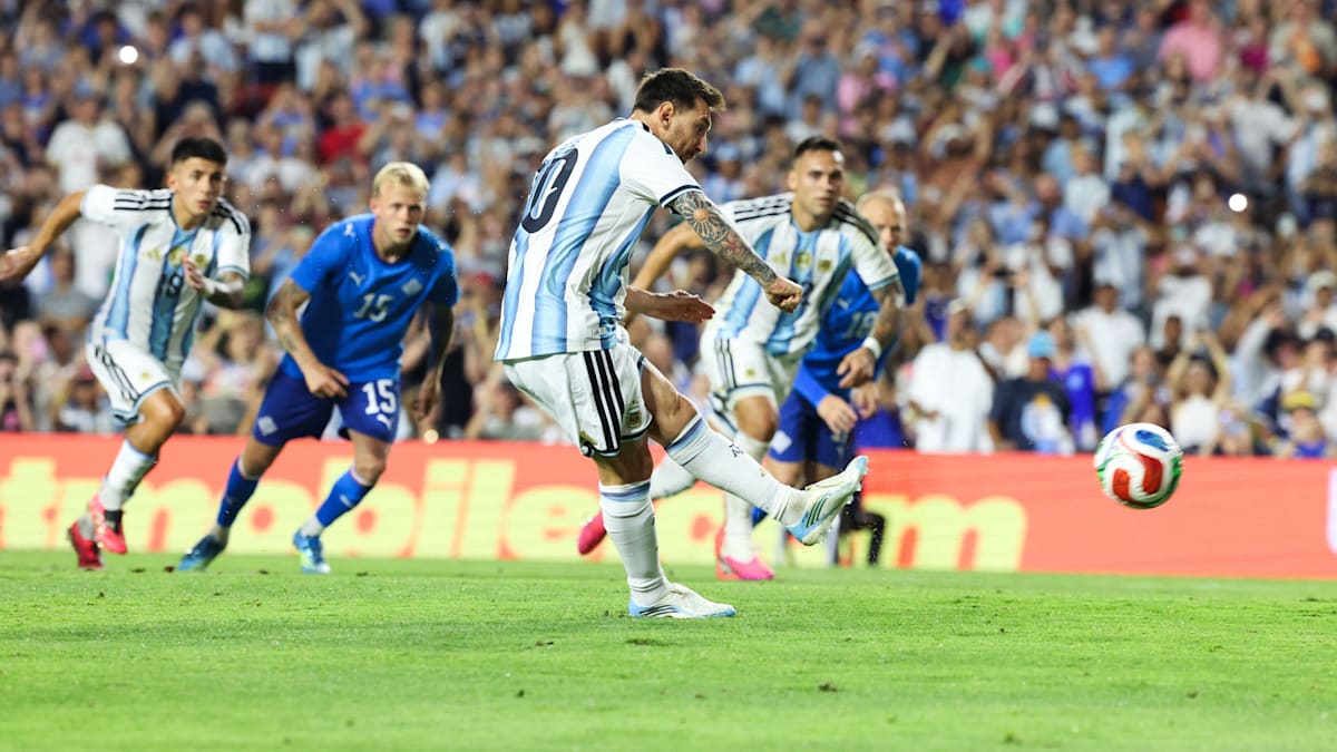 Joker Messi braucht nur zwei Minuten: Argentinien 
