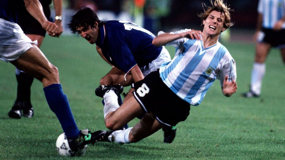 L'Argentina ha battuto l'Italia di Kanigia nelle semifinali dei Mondiali del 1990.