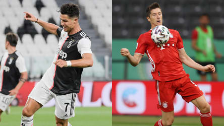 Cristiano Ronaldo und Robert Lewandowski