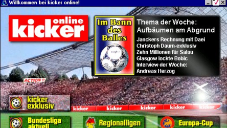 kicker.de beim Start 1997