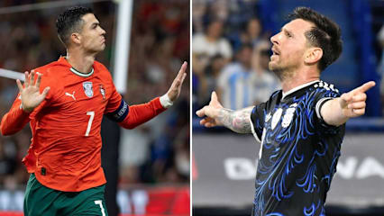 Cristiano Ronaldo und Lionel Messi (re.) starten in ihre sechste WM - doch wird es auch ihre letzte sein?